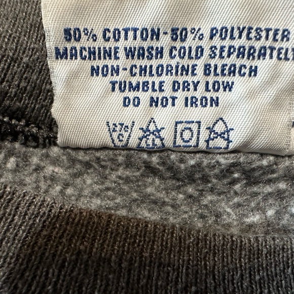 VINTAGE VELVA SHEEN RARE Vintage Gray 80s Disney Mickey Mouse Sweatshirt M/L - Picture 7 of 8